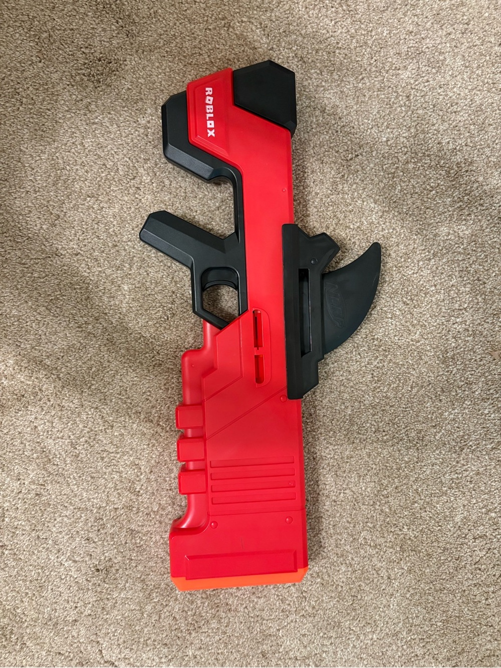 Nerf Roblox Red and Black Foam Launcher